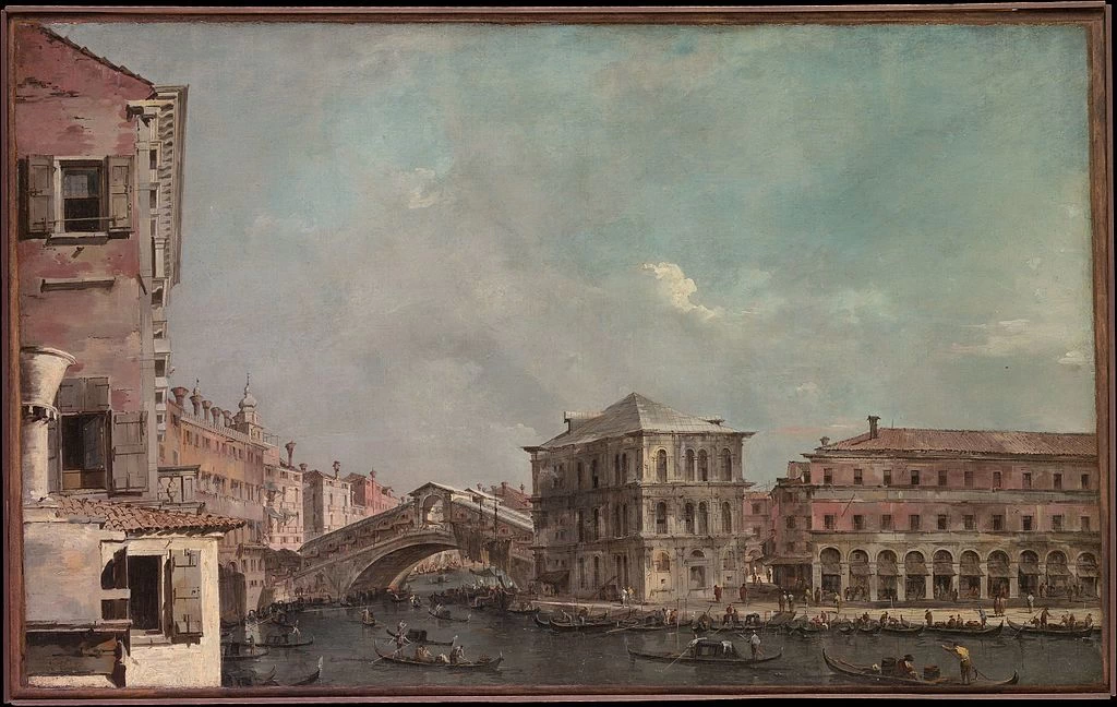 Il Ponte di Rialto con il Palazzo dei Camerlenghi - Metropolitan Museum of Art, New York